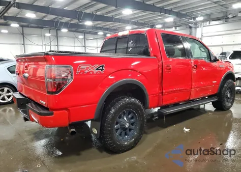 2013 Ford F150 Supercrew из США, поврежденный, VIN 1FTFW1ET2DFE05457